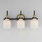 Maxim Lighting Milk 3-Light Bath Vanity, Satin Brass 12333WTBKSBR - alternate 4